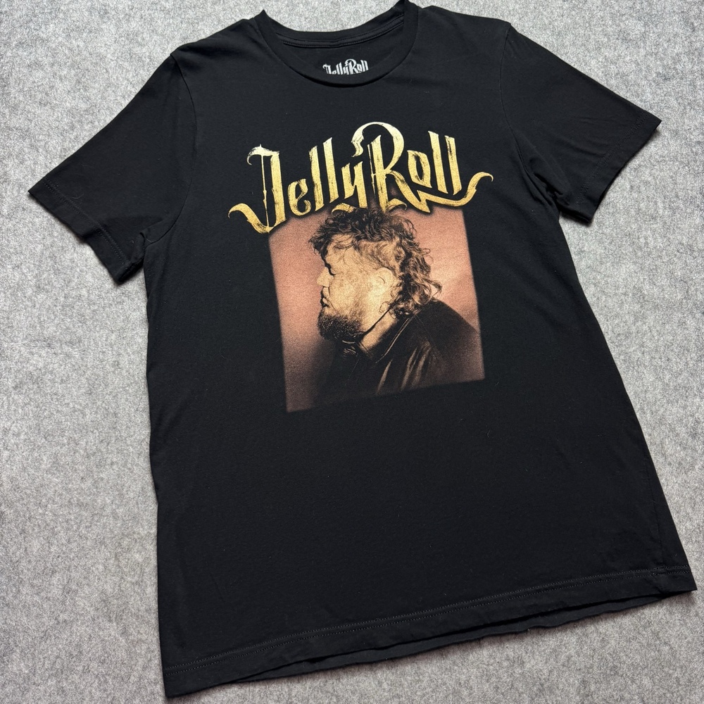 JellyRoll Shirt Women L Black Official Tour Double Sided Rock Band Tee